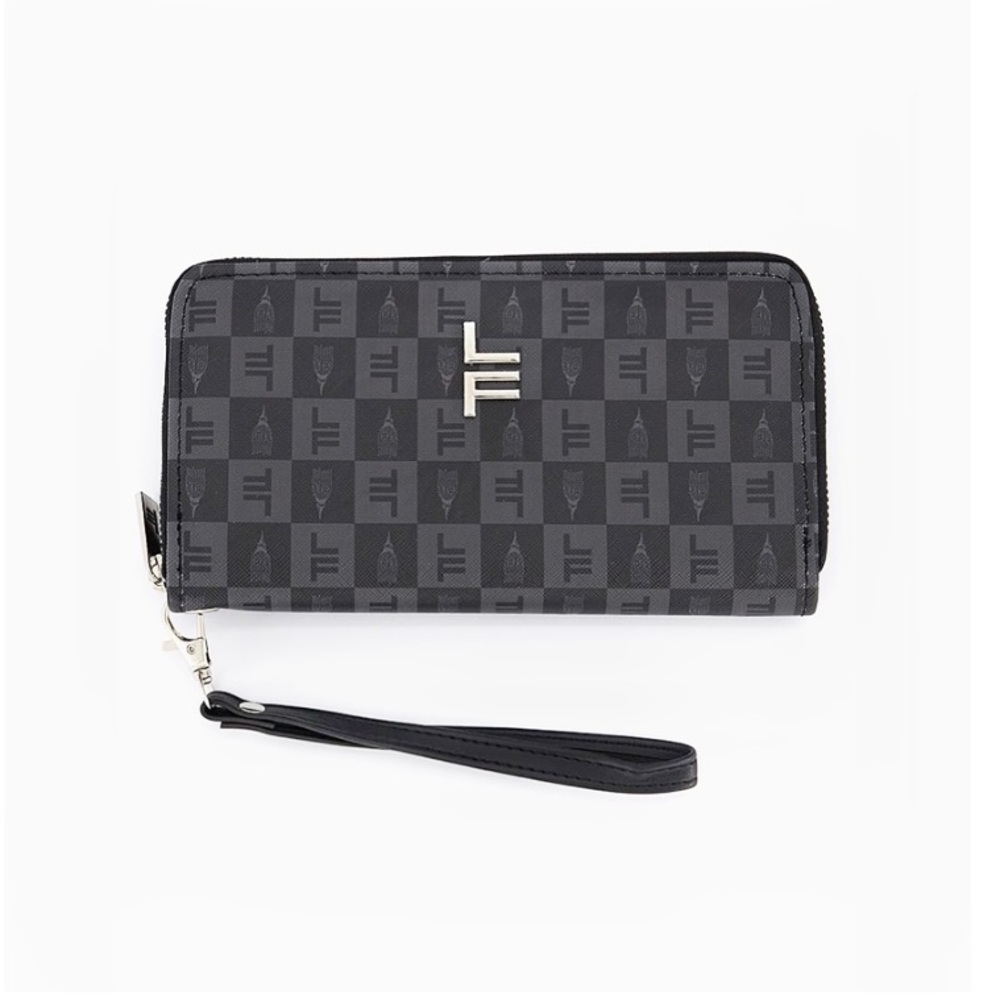 London Fog Adalia Signature Zip Around Wallet